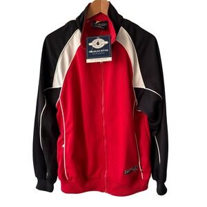 Chappelle's Show Comedy Central Track Jacket  Red Black Mens Medium NWT New